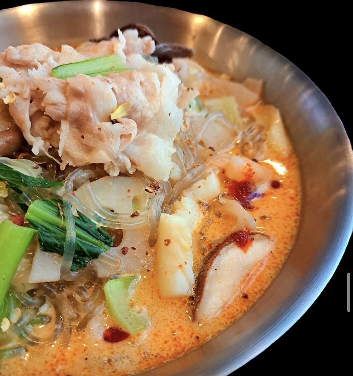 麻辣湯のアップ