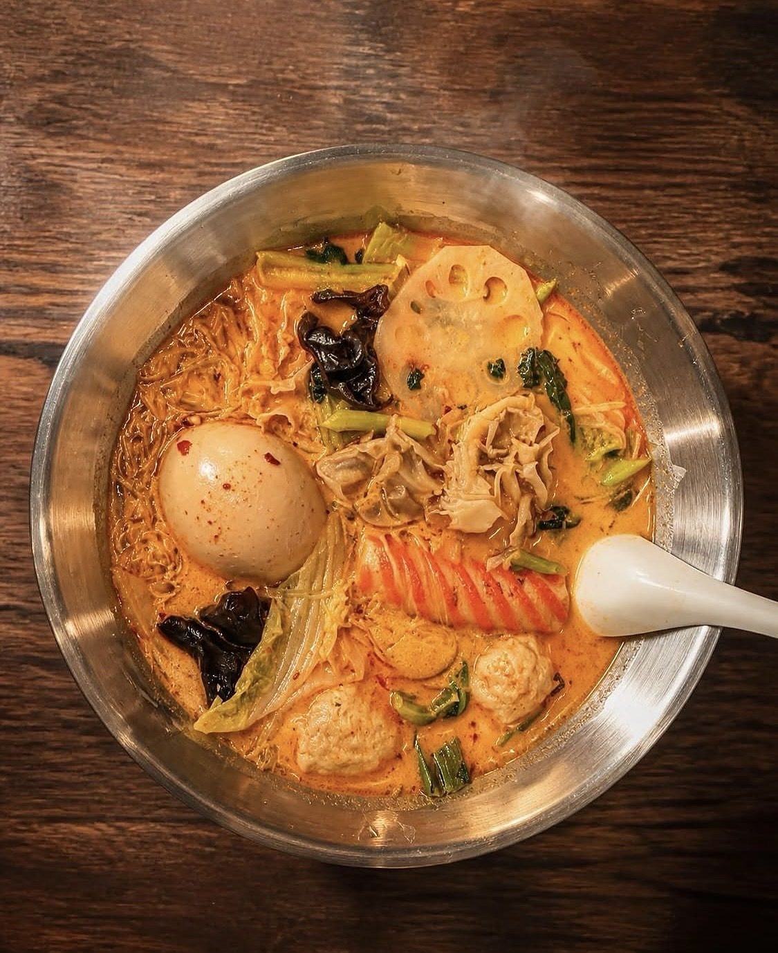 上から見た麻辣湯